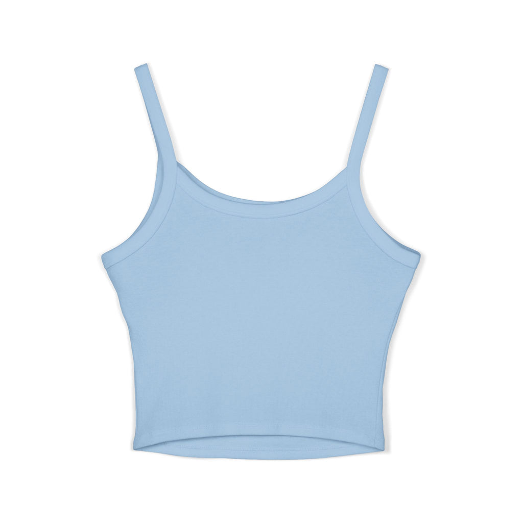 Women's Spaghetti Strap Tank Top Pink Logo