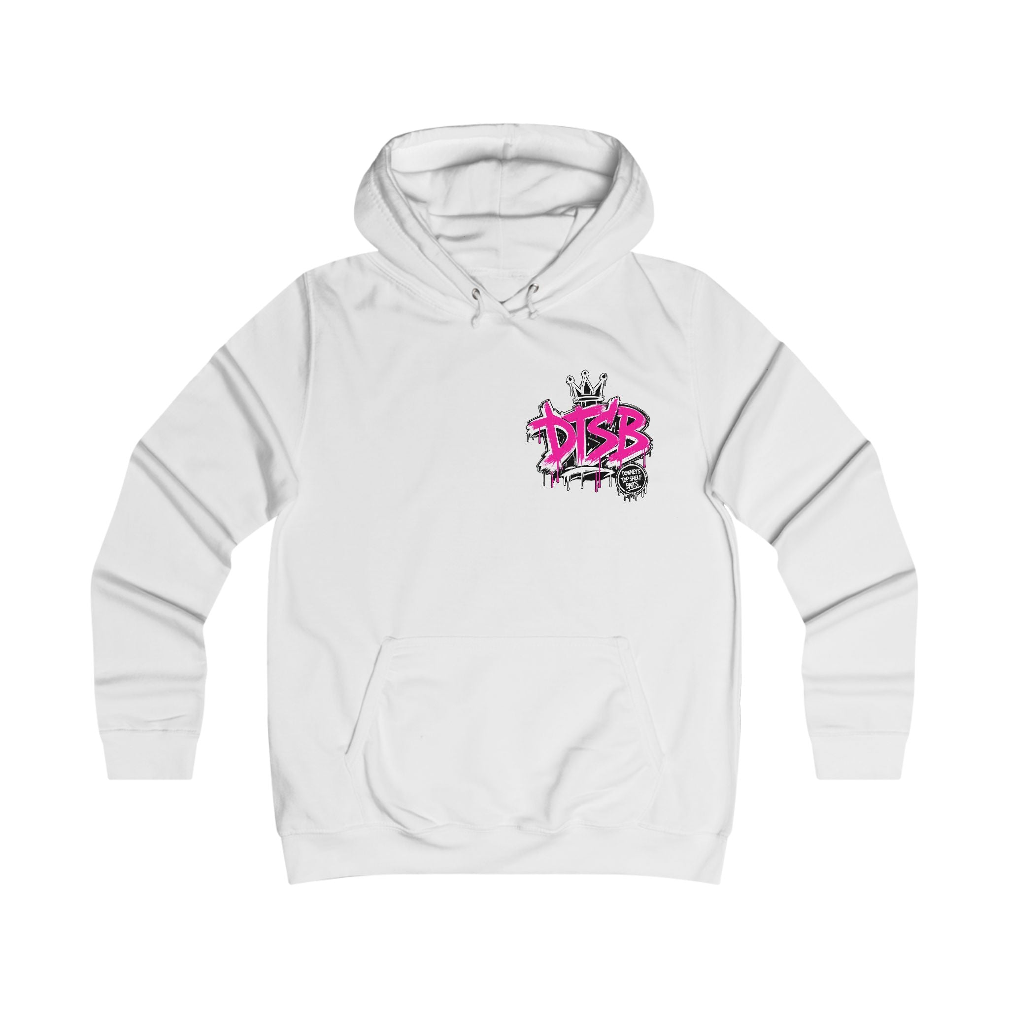 Girlie College Hoodie Pink Logo
