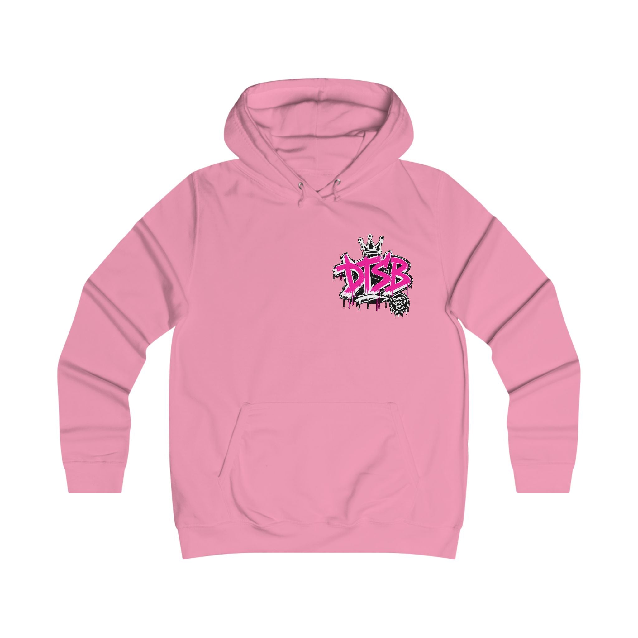 Girlie College Hoodie Pink Logo