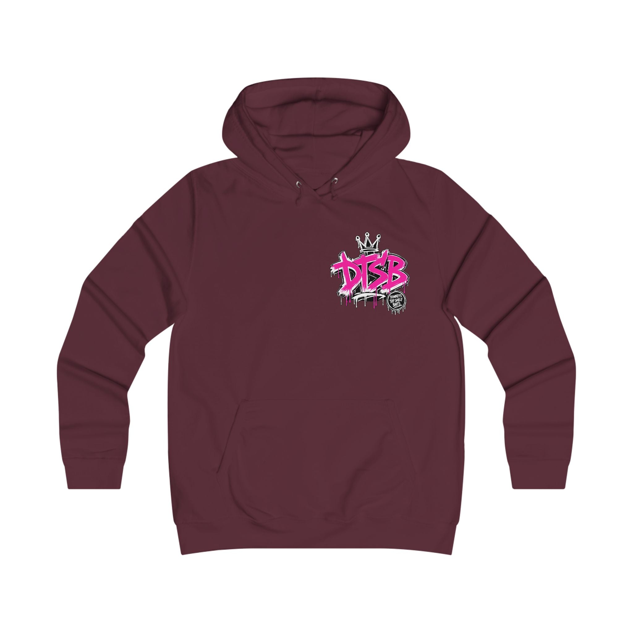 Girlie College Hoodie Pink Logo