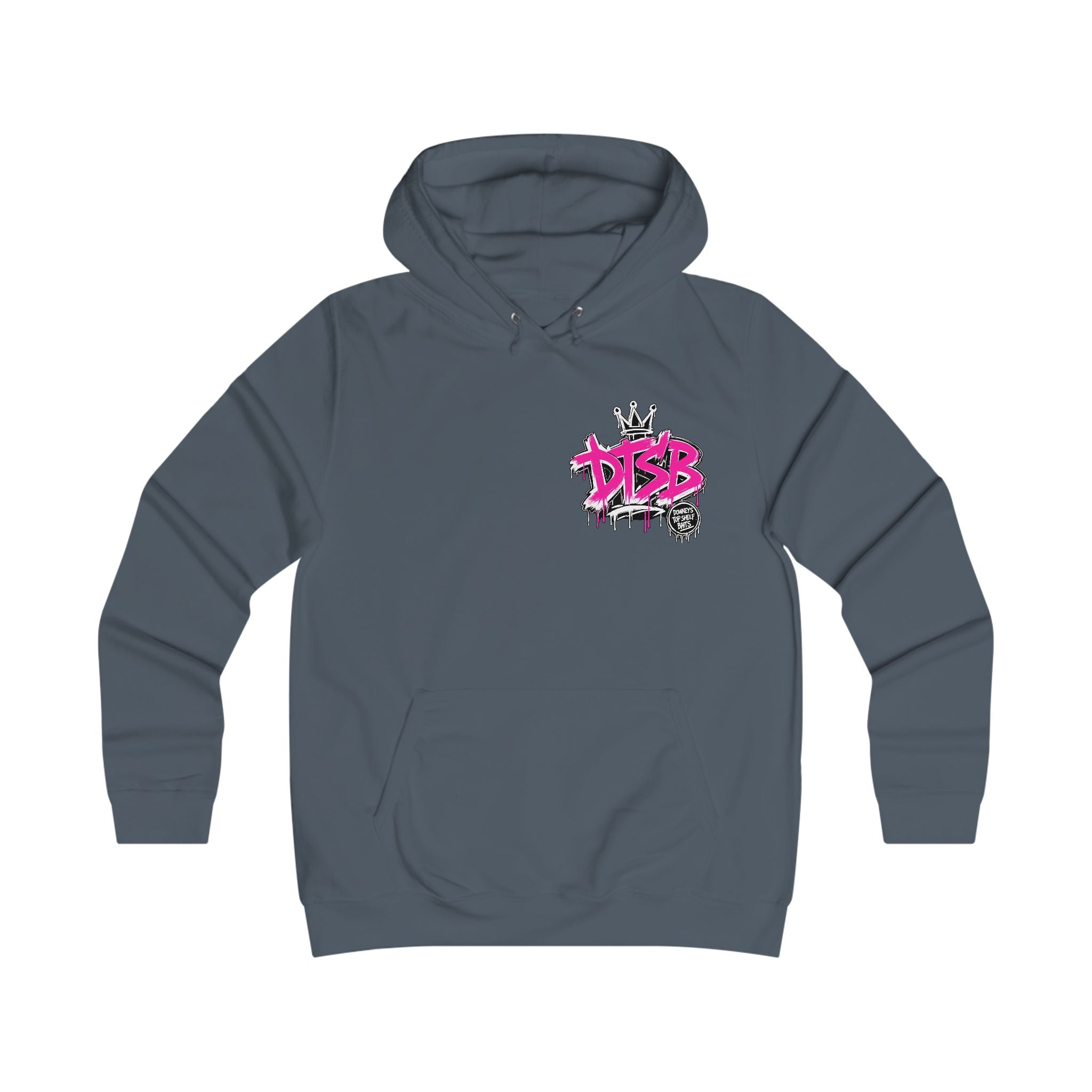 Girlie College Hoodie Pink Logo
