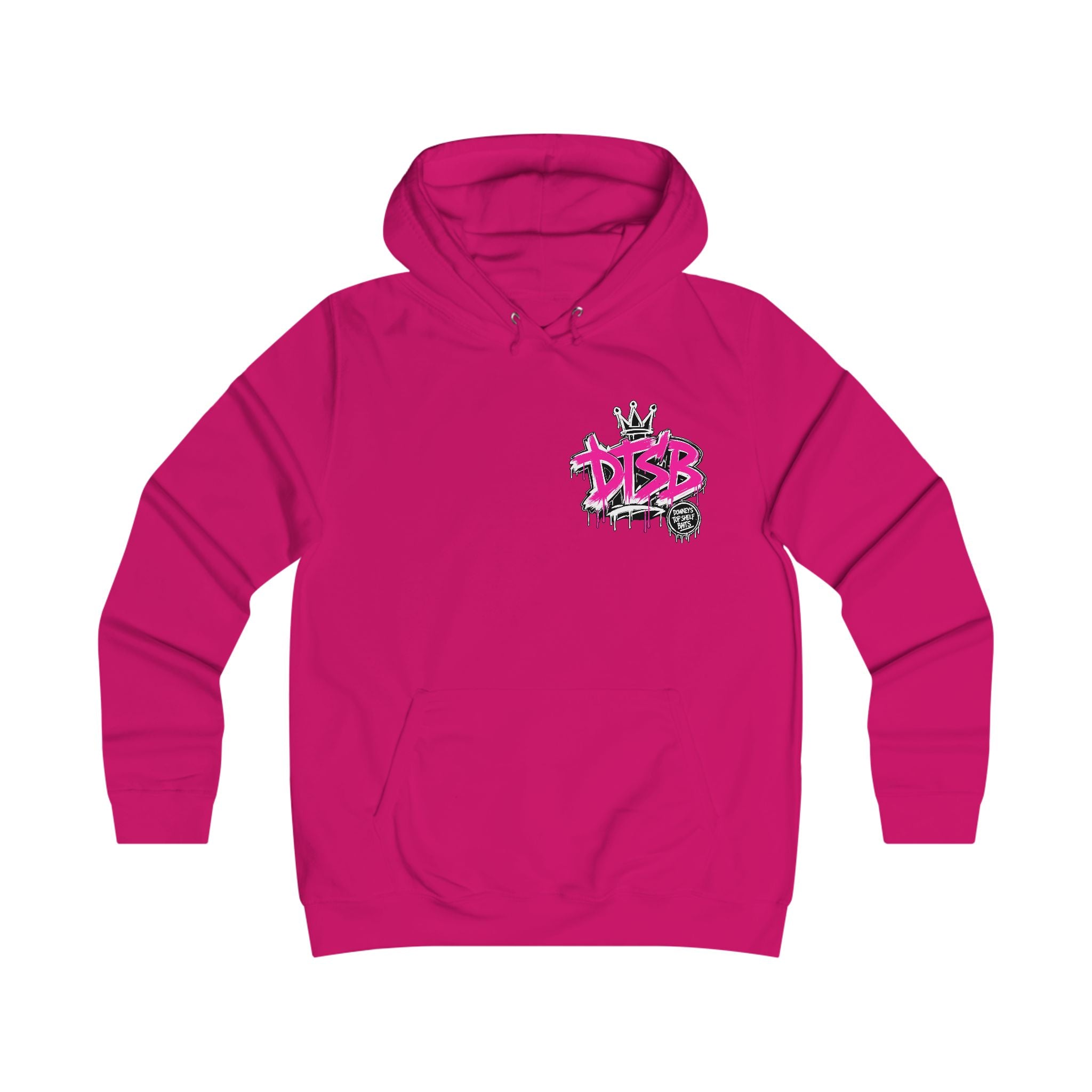 Girlie College Hoodie Pink Logo