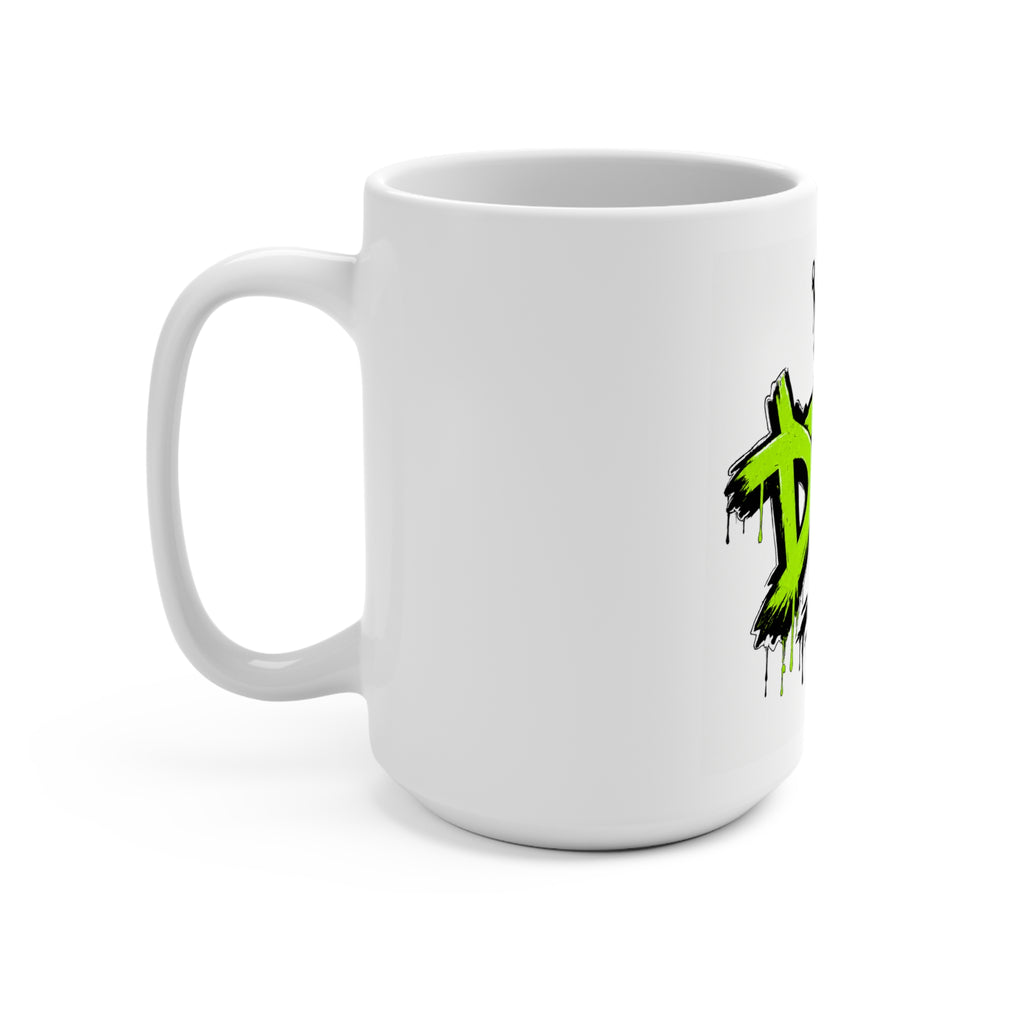 Mug 15oz Green Logo
