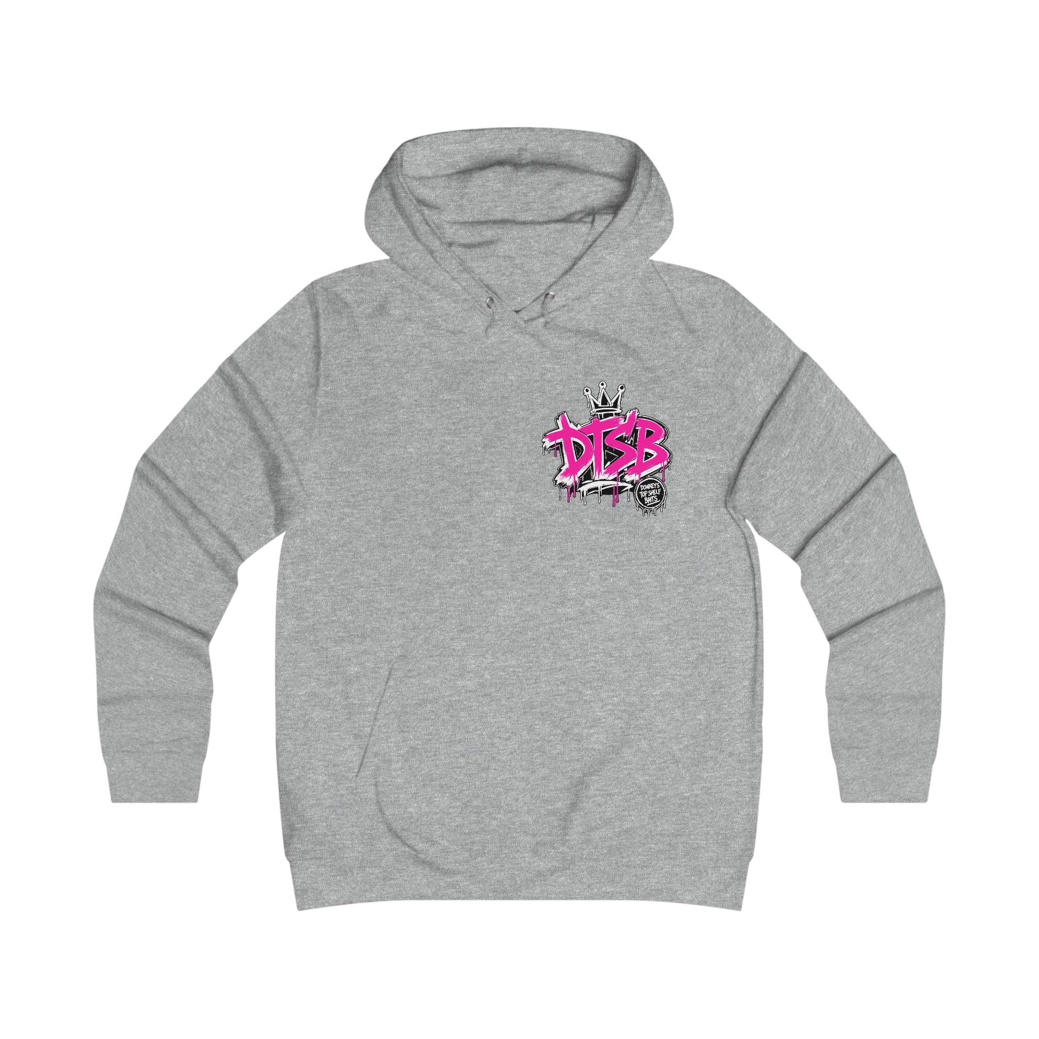 Girlie College Hoodie Pink Logo