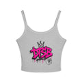 Women's Spaghetti Strap Tank Top Pink Logo