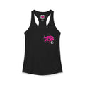 Women's Ideal Racerback Tank Pink Logo