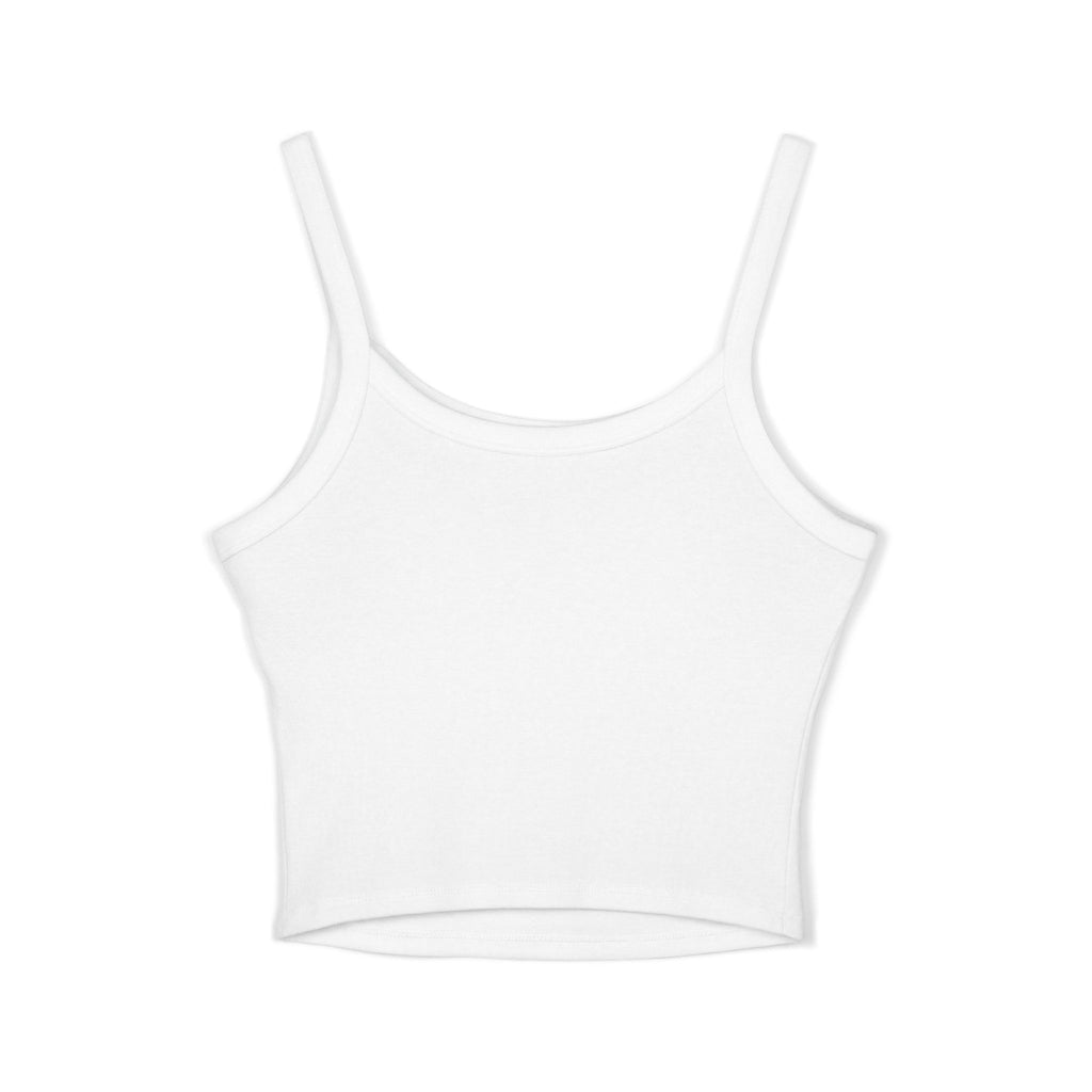 Women's Spaghetti Strap Tank Top Pink Logo