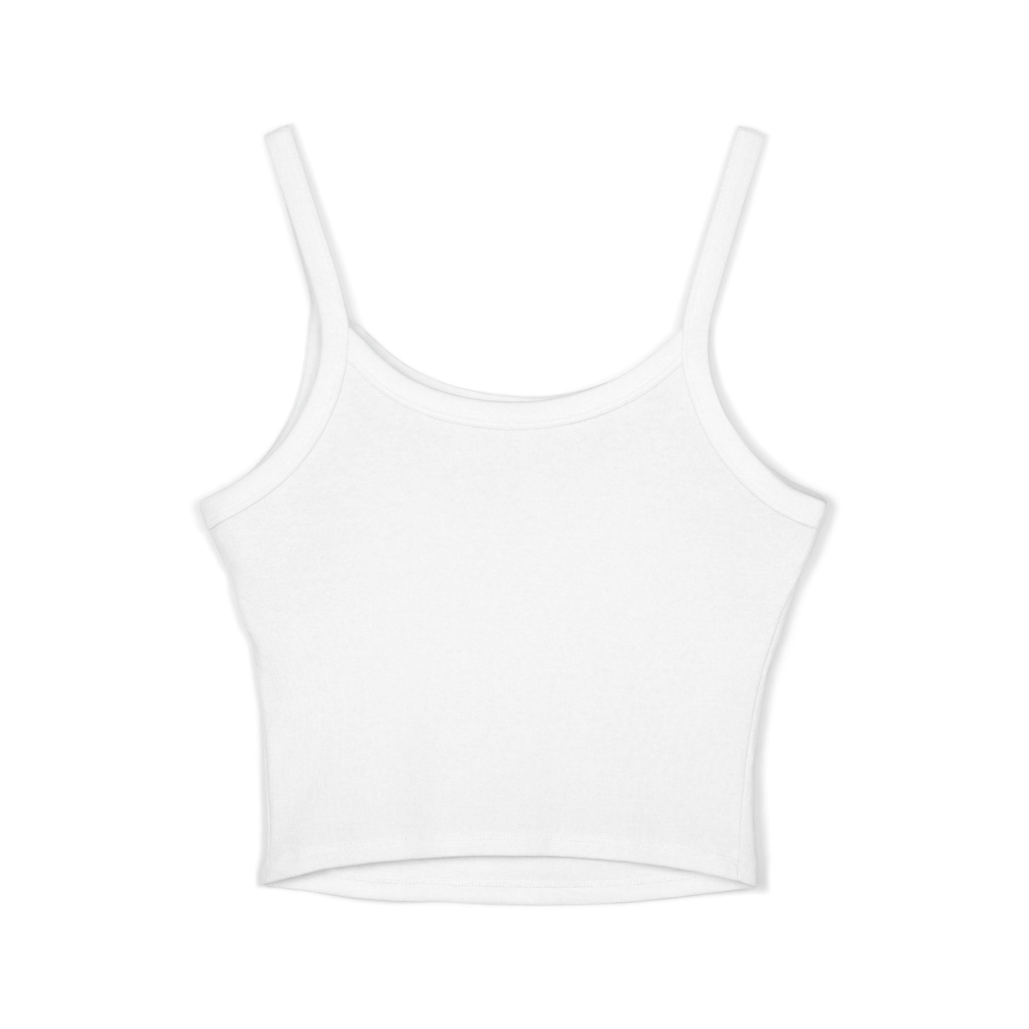 Women's Spaghetti Strap Tank Top Pink Logo