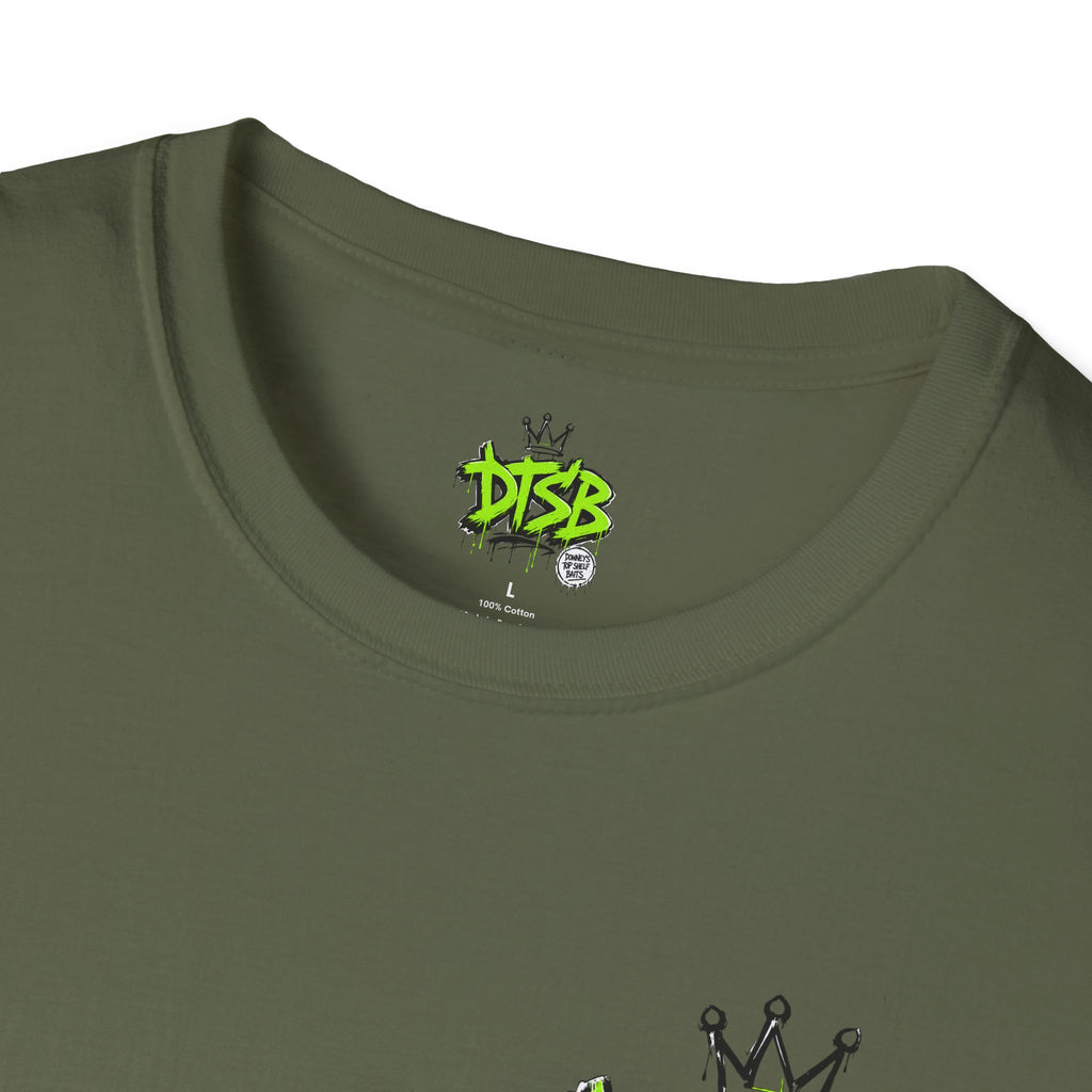 Unisex Softstyle T-Shirt Green Logo