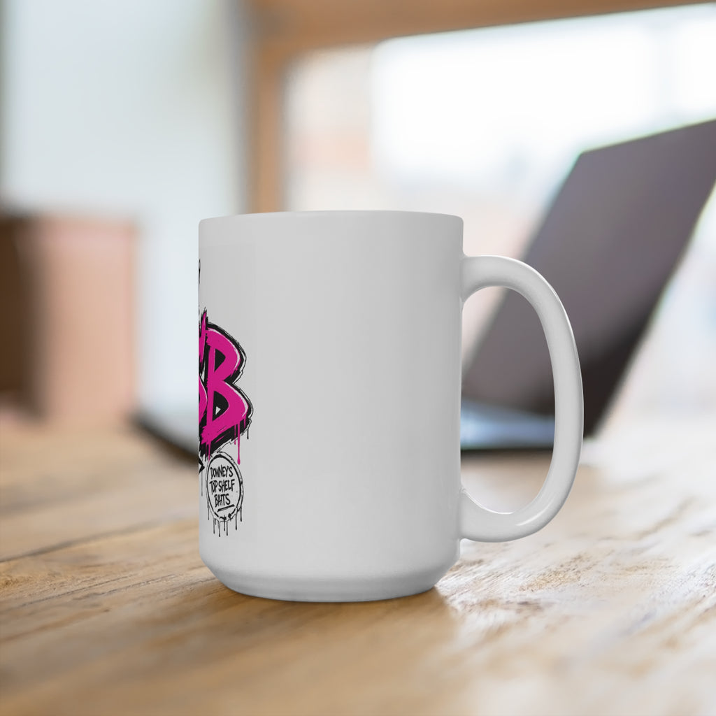 Mug 15oz Pink Logo