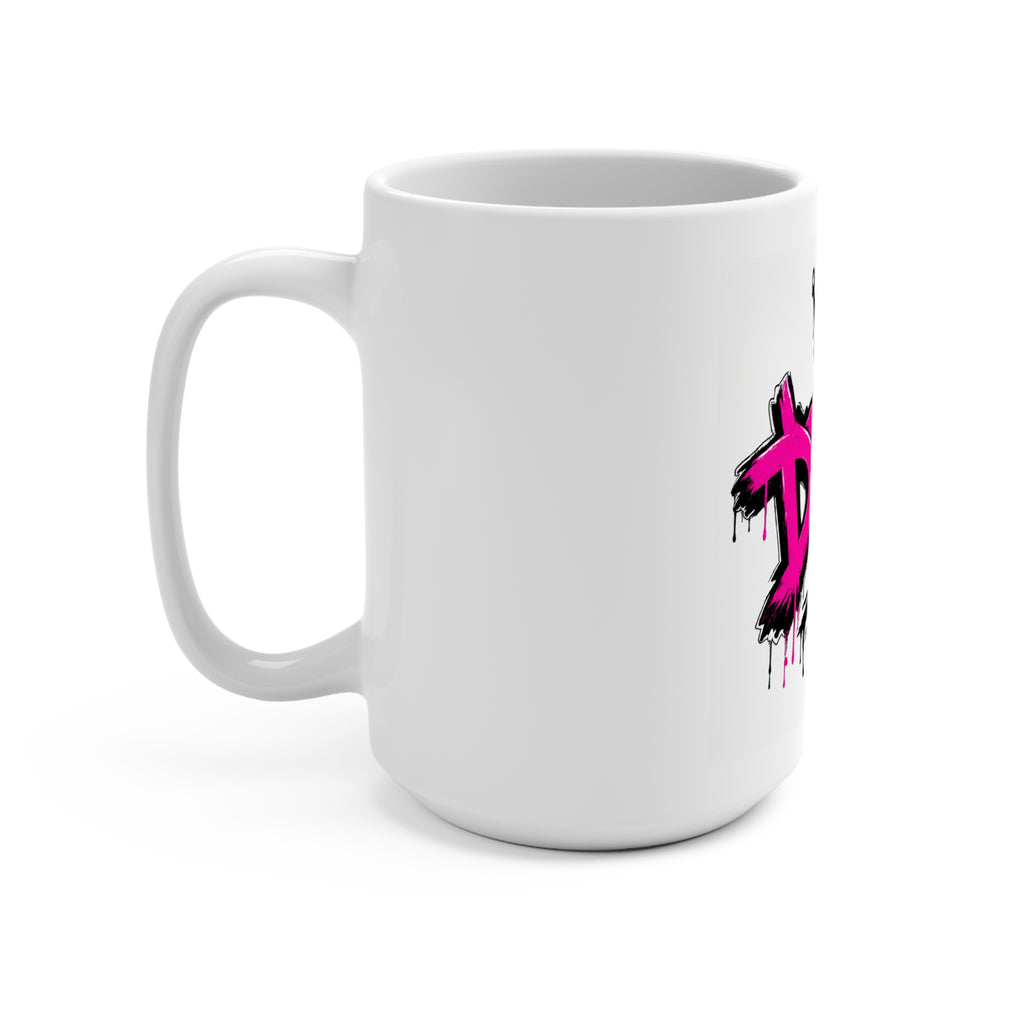 Mug 15oz Pink Logo