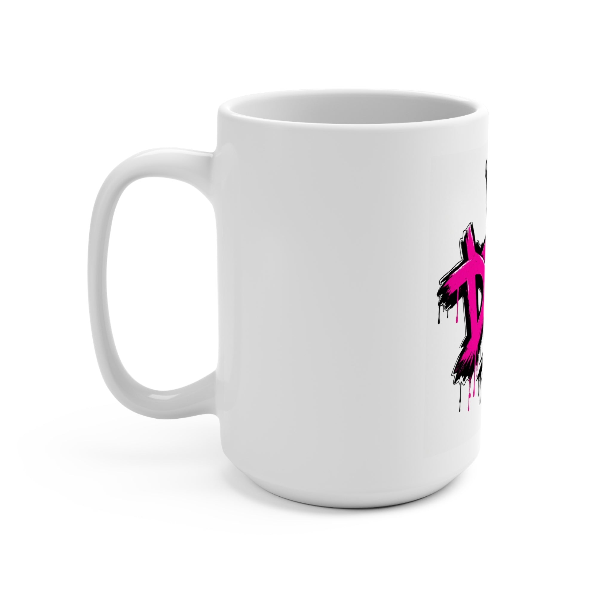 Mug 15oz Pink Logo