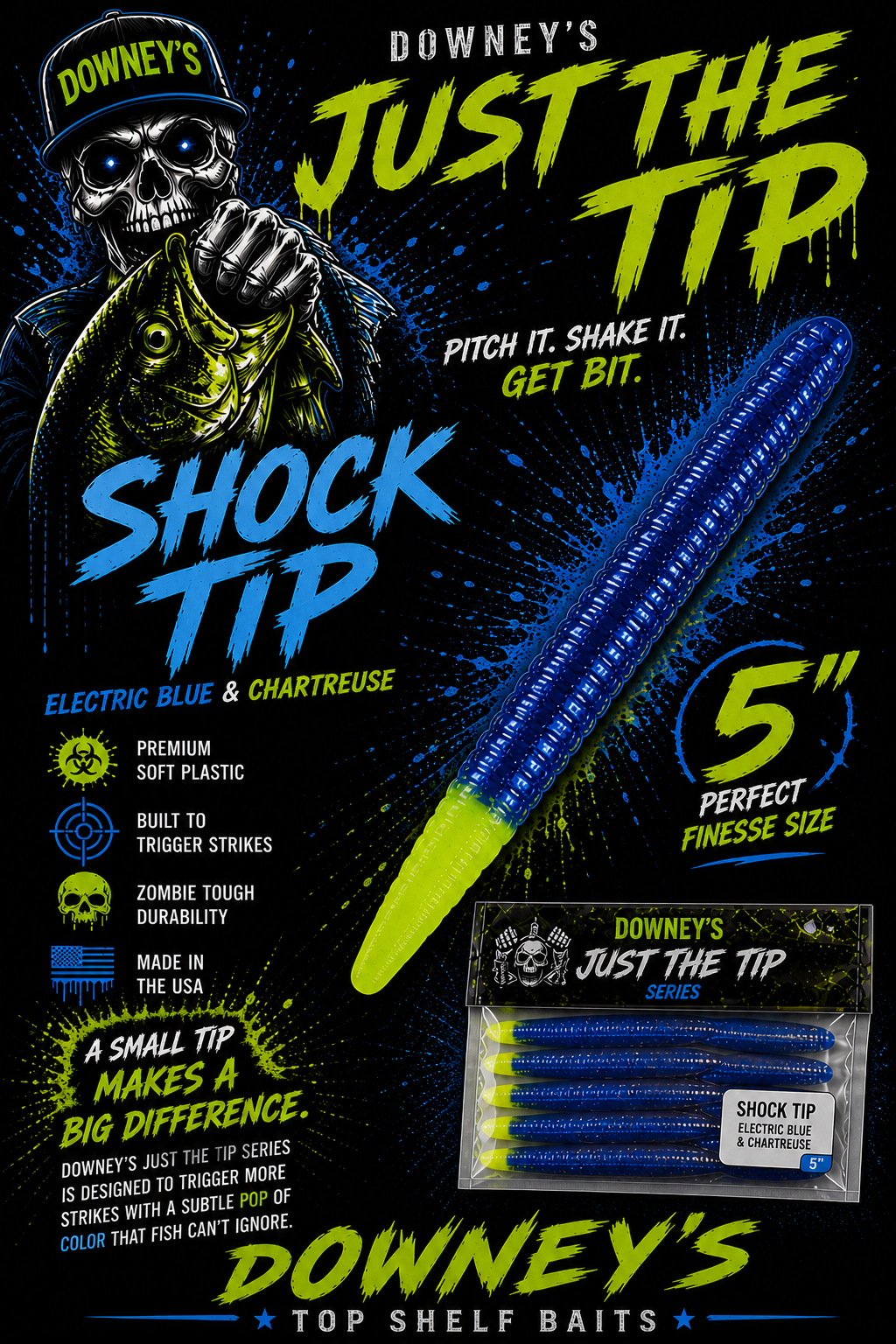 5" Stick worms
