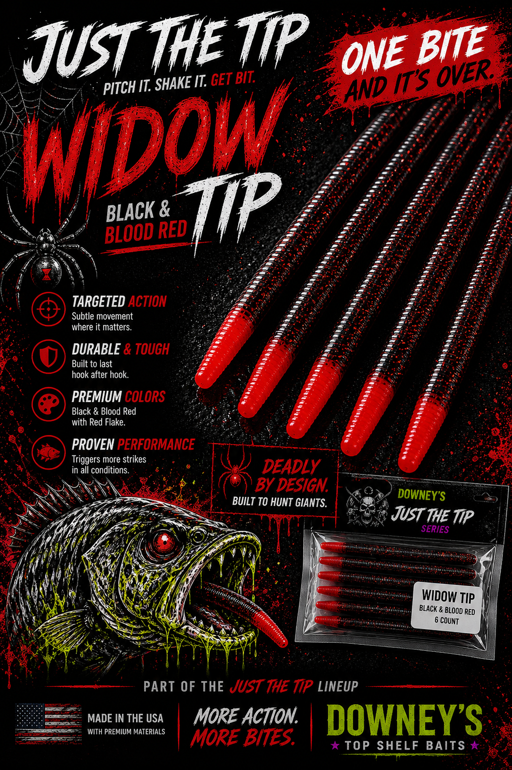 5" Stick worms